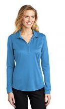 Port Authority ® Ladies Silk Touch ™  Performance Long Sleeve Polo